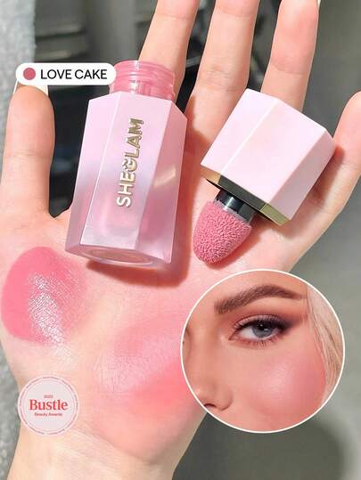SHEGLAM Matte Liquid Blush – Long-Lasting Rose Pink Brown Gel Cream Blusher