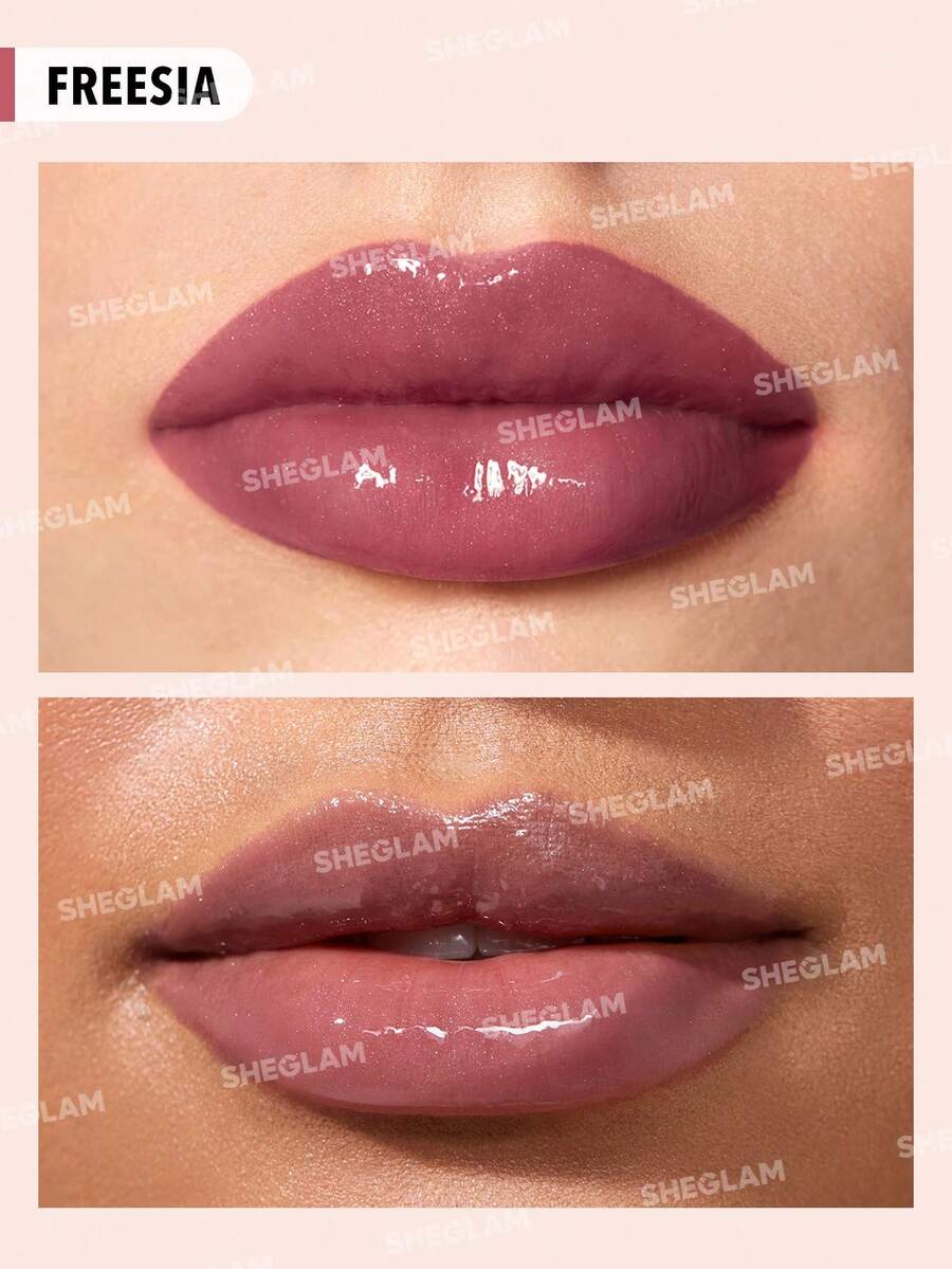 SHEGLAM Tinted Lip Gloss – Moisturizing Non-Sticky Plumping Lip Oil