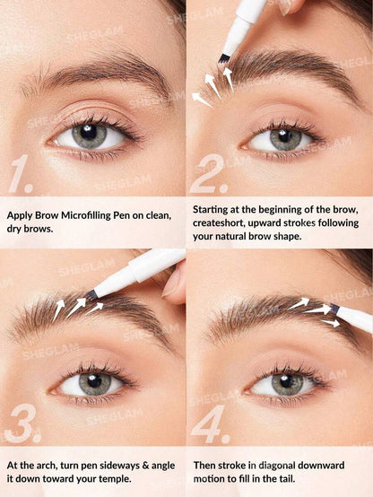 SHEGLAM Liquid Eyebrow Pencil – Waterproof Smudge-Proof Brow Pen