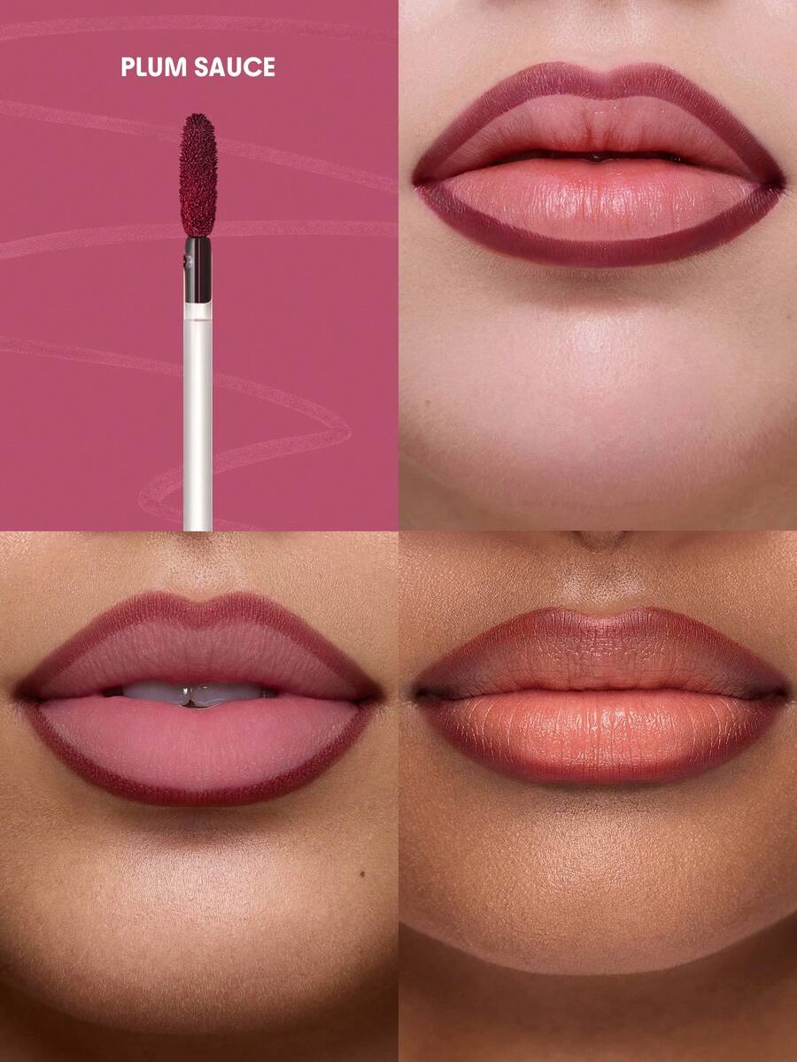 SHEGLAM Fall In Line Peel-Off Lip Liner Stain - Pinky Promise | Long-Lasting Tattoo Effect