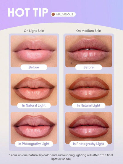 SHEGLAM Fall In Line Peel-Off Lip Liner Stain - Pinky Promise | Long-Lasting Tattoo Effect