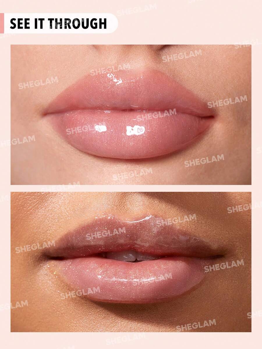 SHEGLAM Tinted Lip Gloss – Moisturizing Non-Sticky Plumping Lip Oil