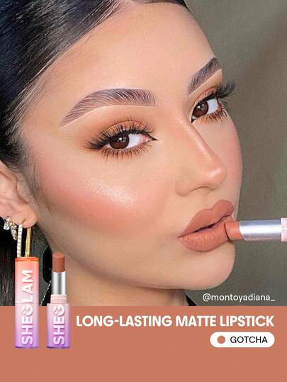 SHEGLAM Long-Lasting Matte Lipstick – Waterproof Transfer-Proof Creamy Lip Color