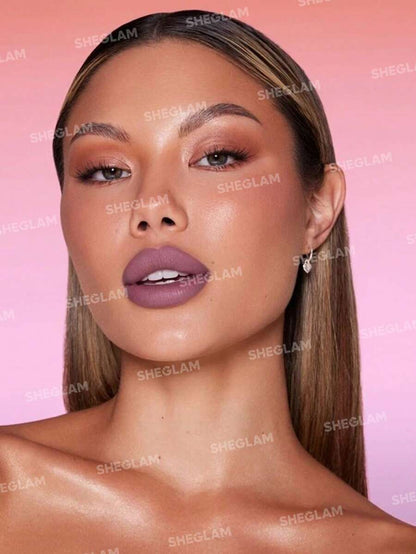 SHEGLAM Long-Lasting Matte Lipstick – Waterproof Transfer-Proof Creamy Lip Color