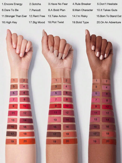 SHEGLAM Long-Lasting Matte Lipstick – Waterproof Transfer-Proof Creamy Lip Color