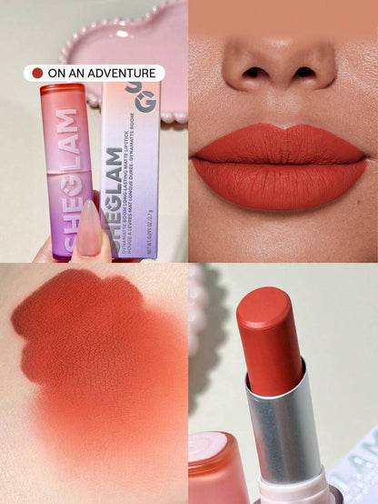 SHEGLAM Long-Lasting Matte Lipstick – Waterproof Transfer-Proof Creamy Lip Color