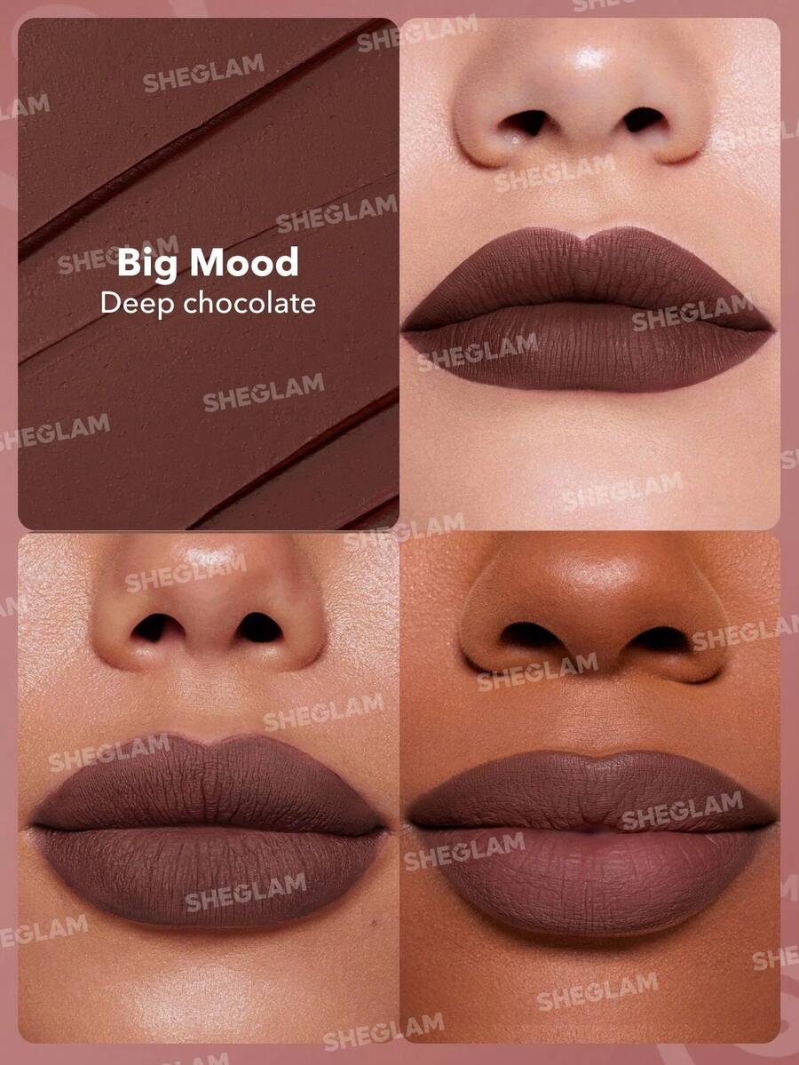 SHEGLAM Long-Lasting Matte Lipstick – Waterproof Transfer-Proof Creamy Lip Color