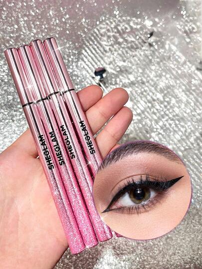 SHEGLAM Rosé Line Waterproof Liquid Eyeliner – Precision Define & Line Eye Makeup