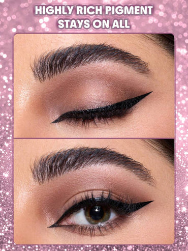 SHEGLAM Rosé Line Waterproof Liquid Eyeliner – Precision Define & Line Eye Makeup