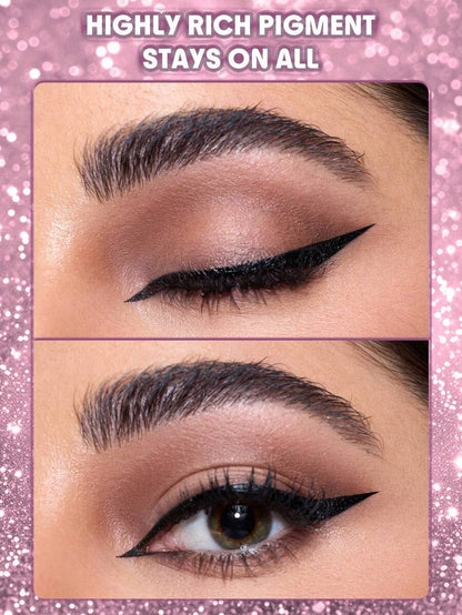 SHEGLAM Rosé Line Waterproof Liquid Eyeliner – Precision Define & Line Eye Makeup