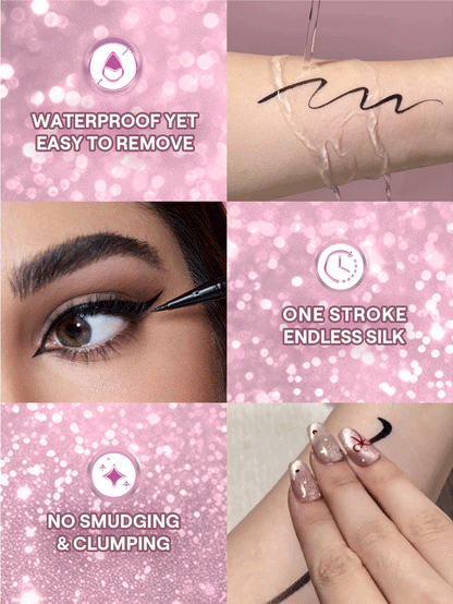 SHEGLAM Rosé Line Waterproof Liquid Eyeliner – Precision Define & Line Eye Makeup