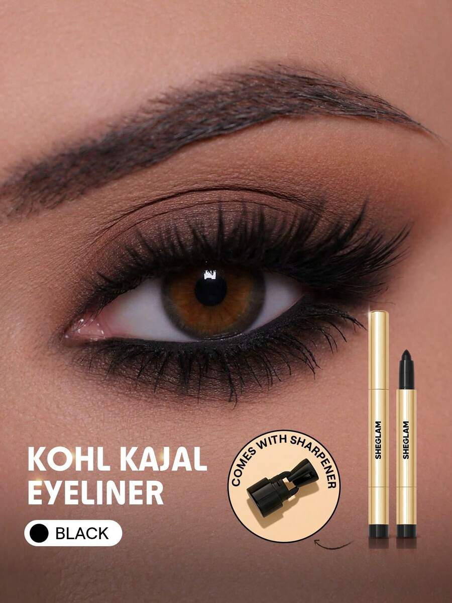 SHEGLAM Matte Eyeliner Pencil – Smudge-Proof Long-Lasting Eye Makeup