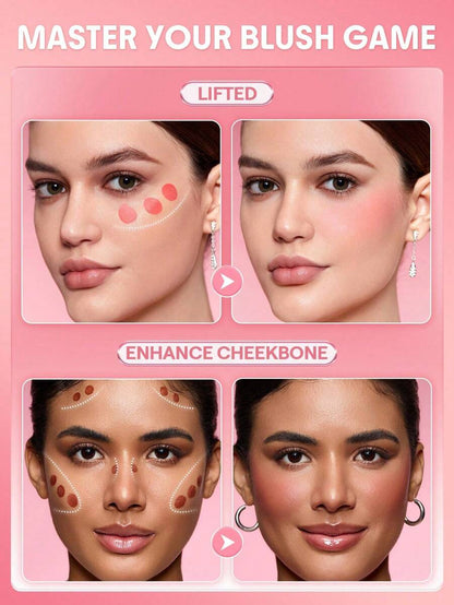 SHEGLAM Matte Liquid Blush – Long-Lasting Rose Pink Brown Gel Cream Blusher