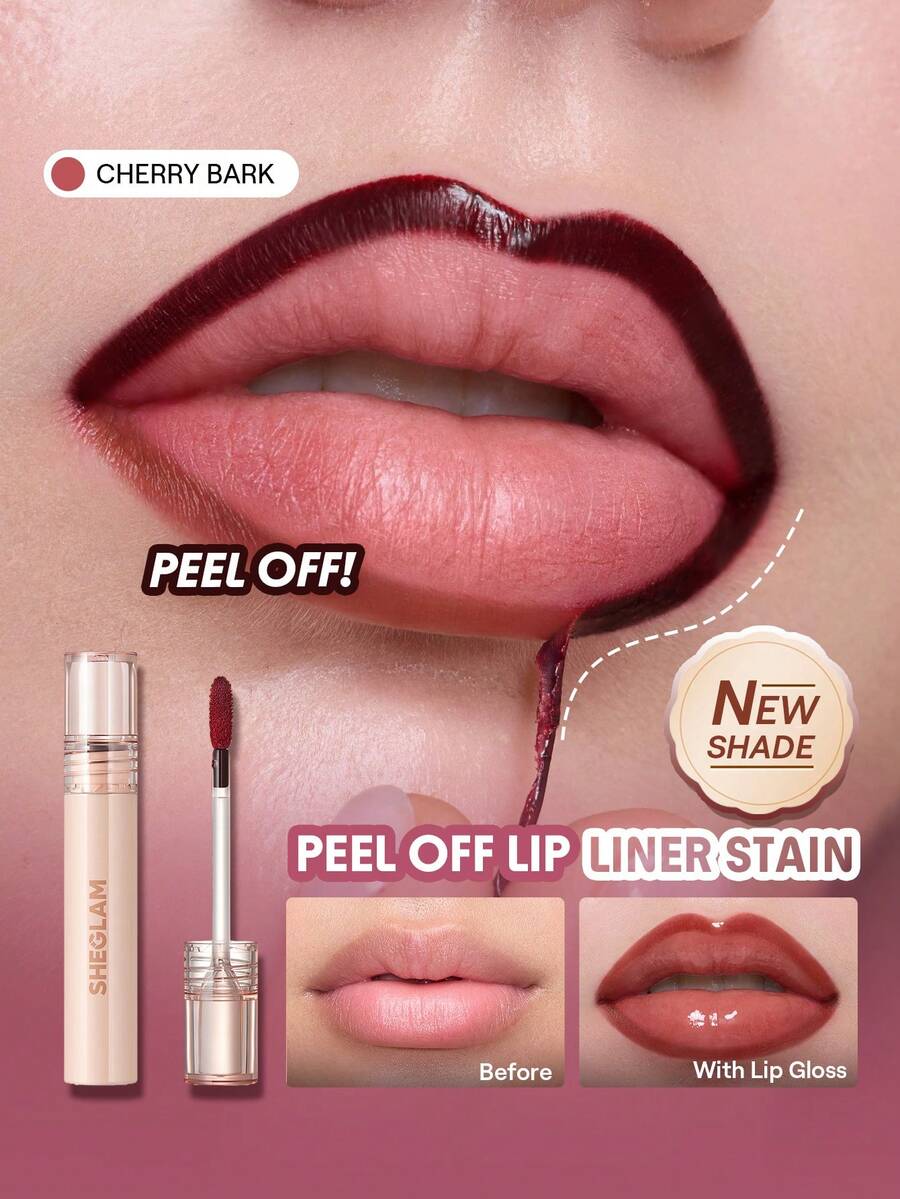 SHEGLAM Peel-Off Lip Liner Stain – Long-Lasting Lip Tint Makeup