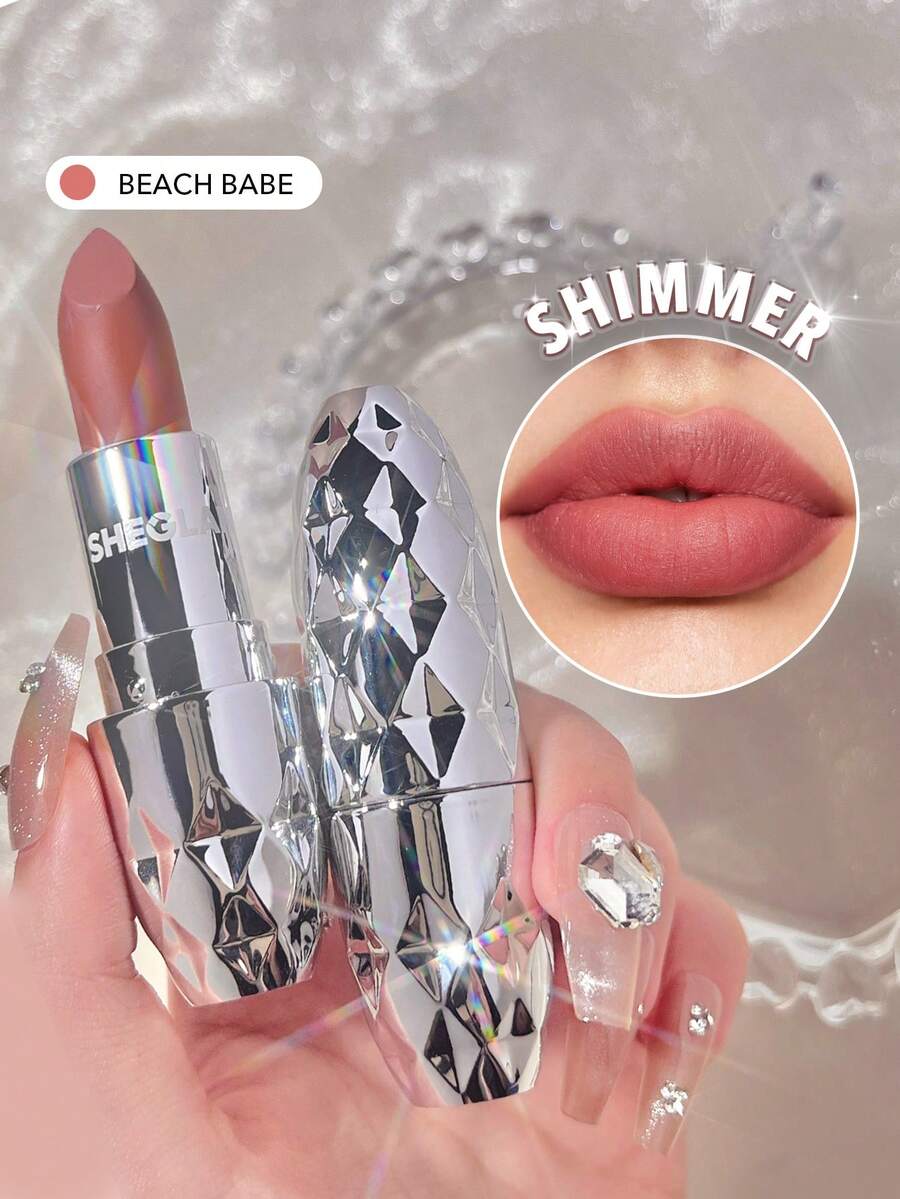 SHEGLAM Velvet Shimmer Matte Lipstick – Long-Lasting Silky Smooth Lip Color
