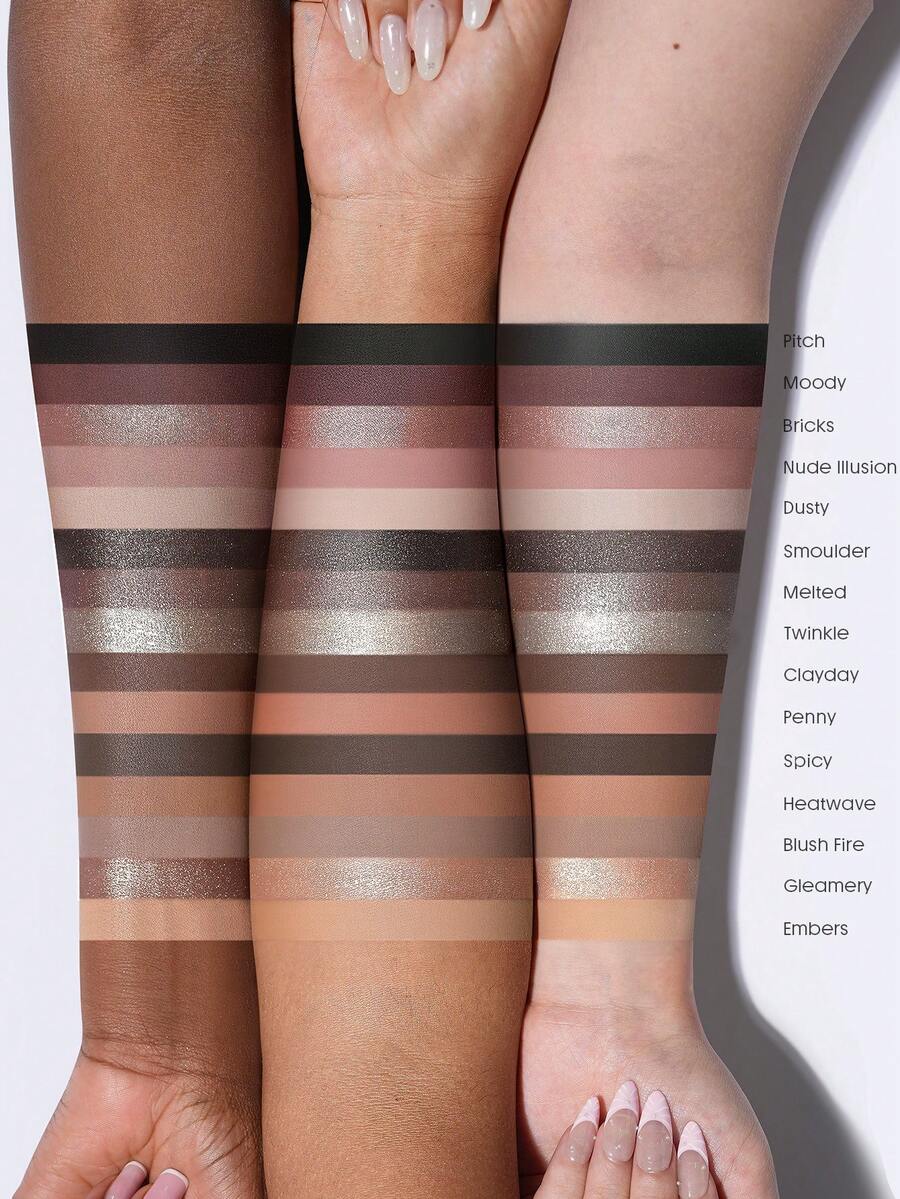 SHEGLAM 15-Pan Makeup Palette – Versatile Eyeshadow Palette for Daily & Glam Looks