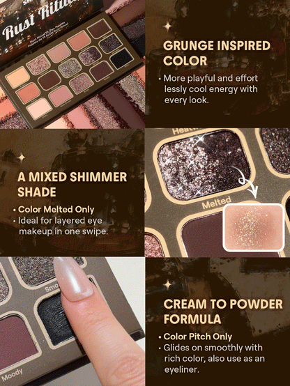 SHEGLAM 15-Pan Makeup Palette – Versatile Eyeshadow Palette for Daily & Glam Looks