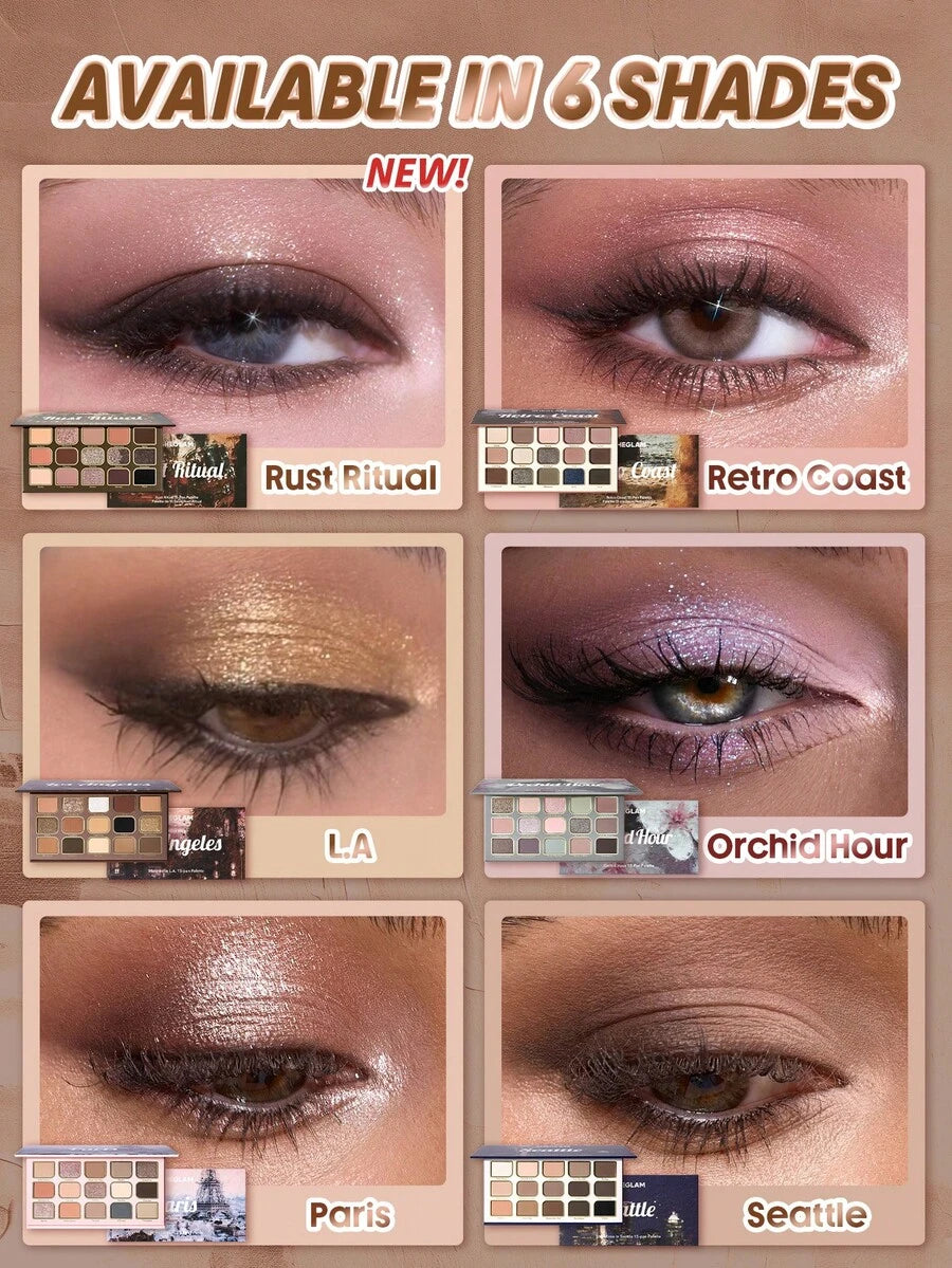 SHEGLAM 15-Pan Makeup Palette – Versatile Eyeshadow Palette for Daily & Glam Looks