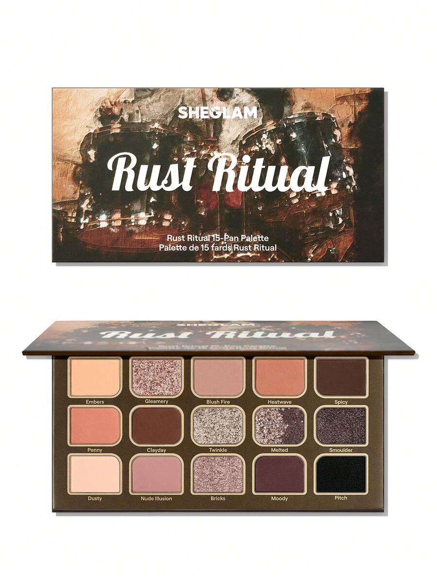 SHEGLAM 15-Pan Makeup Palette – Versatile Eyeshadow Palette for Daily & Glam Looks