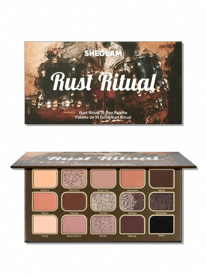 SHEGLAM 15-Pan Makeup Palette – Versatile Eyeshadow Palette for Daily & Glam Looks