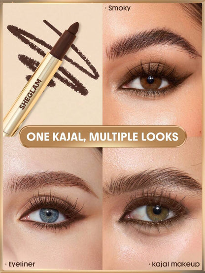 SHEGLAM Matte Eyeliner Pencil – Smudge-Proof Long-Lasting Eye Makeup