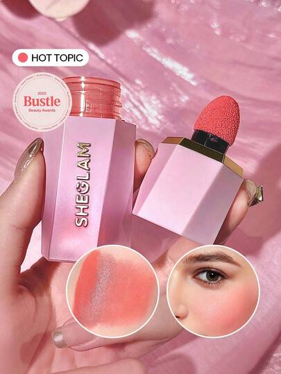 SHEGLAM Matte Liquid Blush – Long-Lasting Rose Pink Brown Gel Cream Blusher