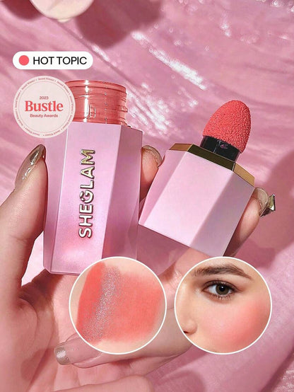 SHEGLAM Matte Liquid Blush – Long-Lasting Rose Pink Brown Gel Cream Blusher