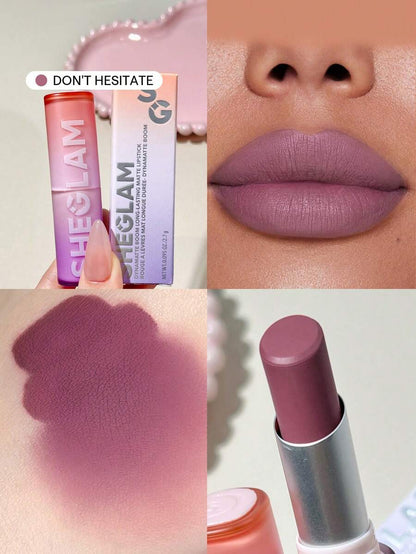 SHEGLAM Long-Lasting Matte Lipstick – Waterproof Transfer-Proof Creamy Lip Color