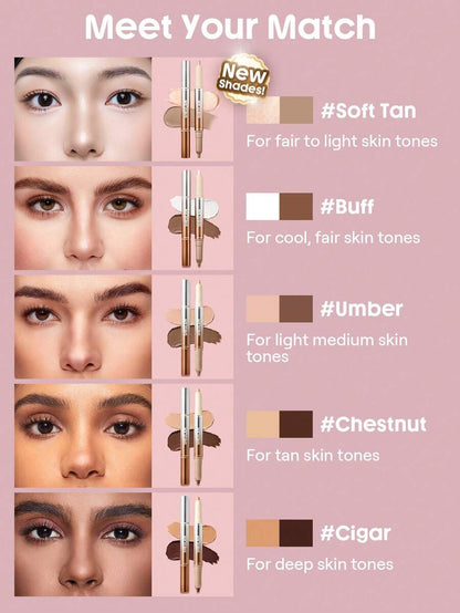 SHEGLAM 2-in-1 Contour & Highlight Pen – Creamy Multi-Use Makeup Stick