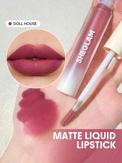 SHEGLAM Matte Liquid Lipstick – Long-Lasting High-Pigment Lip Color