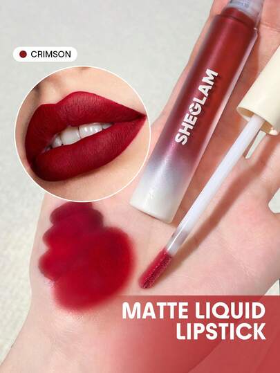 SHEGLAM Matte Allure Liquid Lipstick | Long-Lasting Velvety Matte, 20 Shades
