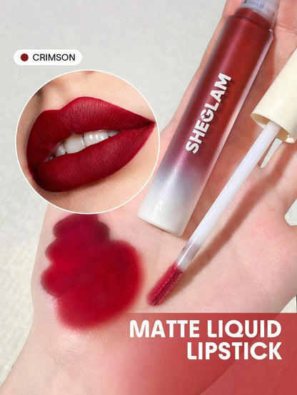 SHEGLAM Matte Allure Liquid Lipstick | Long-Lasting Velvety Matte, 20 Shades