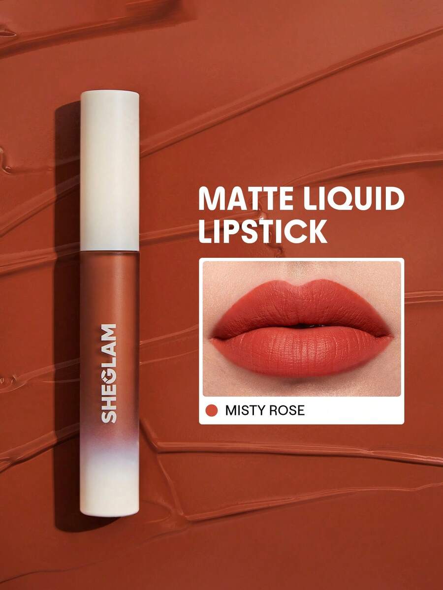 SHEGLAM Matte Allure Liquid Lipstick | Long-Lasting Velvety Matte, 20 Shades