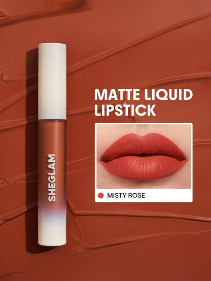 SHEGLAM Matte Allure Liquid Lipstick | Long-Lasting Velvety Matte, 20 Shades