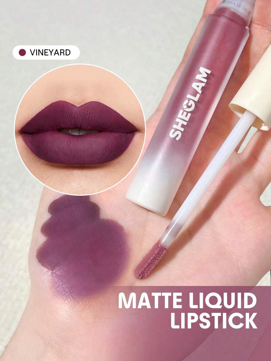 SHEGLAM Matte Liquid Lipstick – Long-Lasting High-Pigment Lip Color