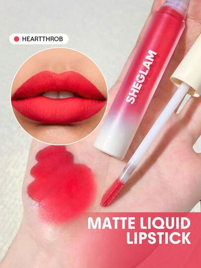 SHEGLAM Matte Allure Liquid Lipstick | Long-Lasting Velvety Matte, 20 Shades
