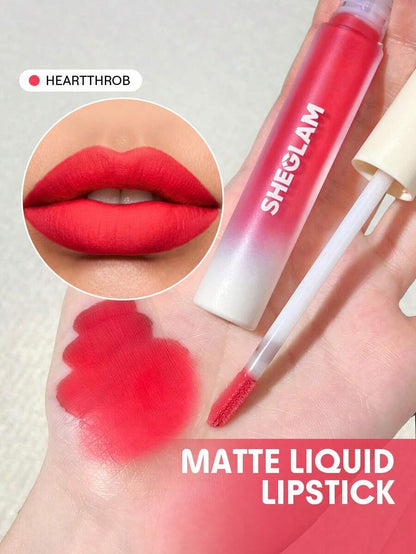 SHEGLAM Matte Allure Liquid Lipstick | Long-Lasting Velvety Matte, 20 Shades