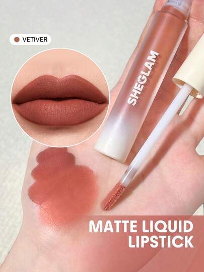 SHEGLAM Matte Allure Liquid Lipstick | Long-Lasting Velvety Matte, 20 Shades