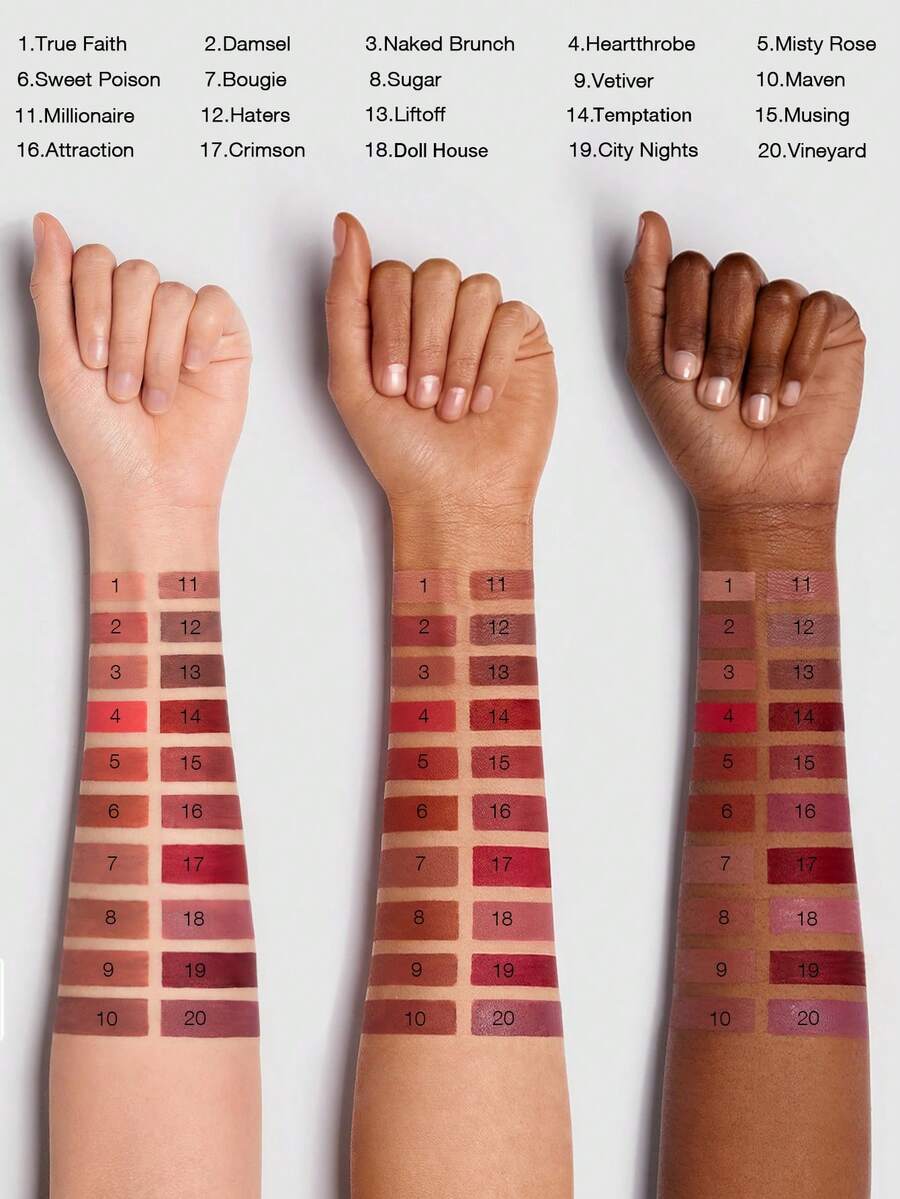 SHEGLAM Matte Allure Liquid Lipstick | Long-Lasting Velvety Matte, 20 Shades