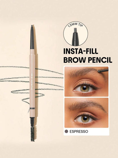 SHEGLAM Ultra Slim Brow Pencil – Long-Lasting Sweat-Proof Eyebrow Pen