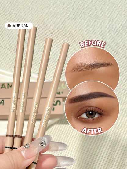 SHEGLAM Ultra Slim Brow Pencil – Long-Lasting Sweat-Proof Eyebrow Pen