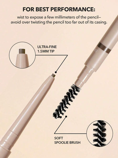SHEGLAM Ultra Slim Brow Pencil – Long-Lasting Sweat-Proof Eyebrow Pen