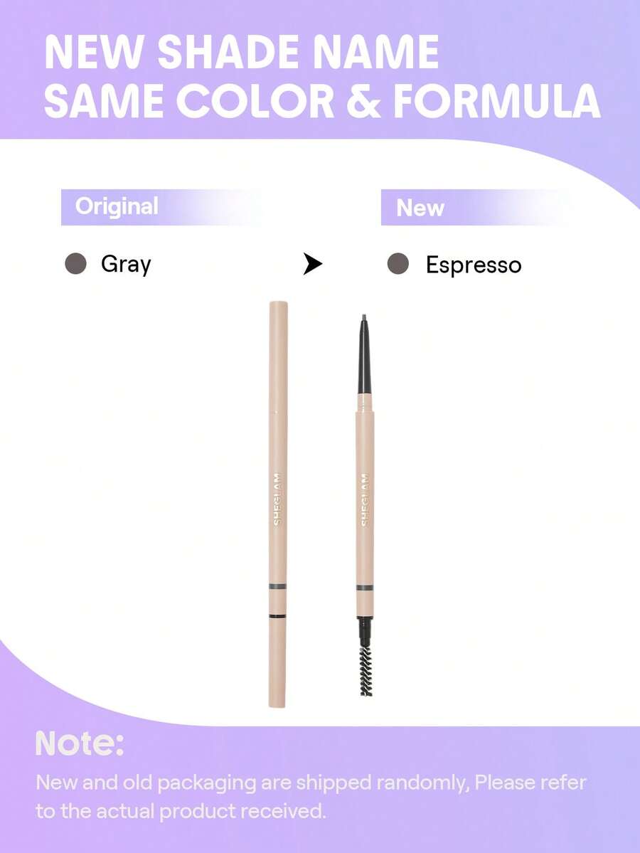 SHEGLAM Ultra Slim Brow Pencil – Long-Lasting Sweat-Proof Eyebrow Pen