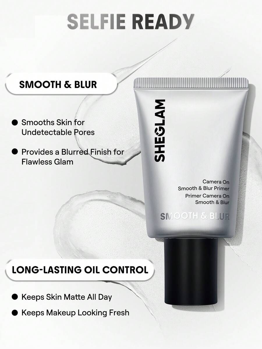SHEGLAM Smooth Blur Face Primer – Camera-Ready Pore-Blurring Makeup Base