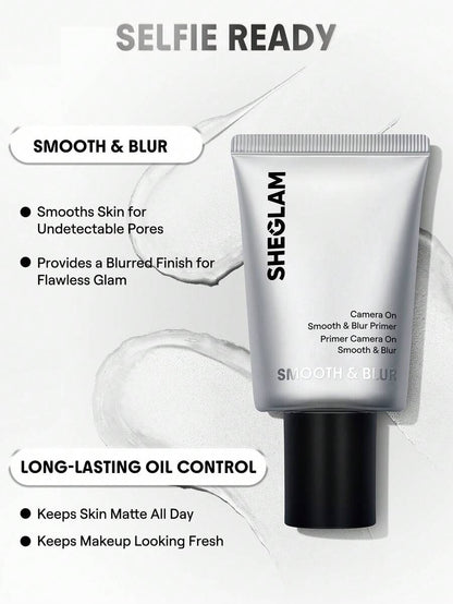 SHEGLAM Smooth Blur Face Primer – Camera-Ready Pore-Blurring Makeup Base