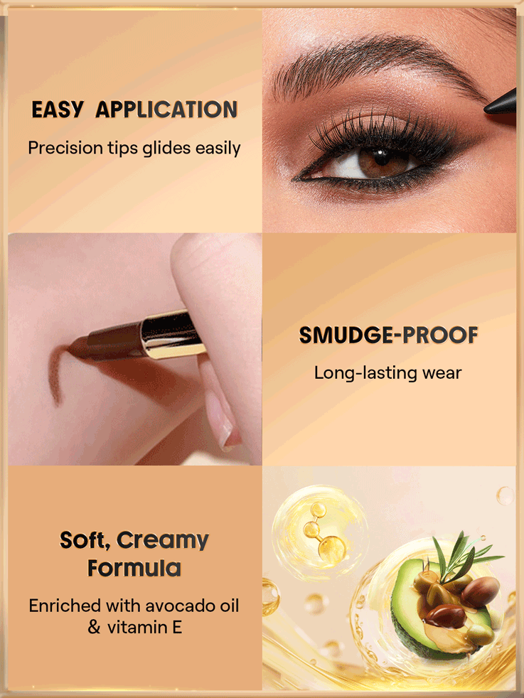 SHEGLAM Matte Eyeliner Pencil – Smudge-Proof Long-Lasting Eye Makeup