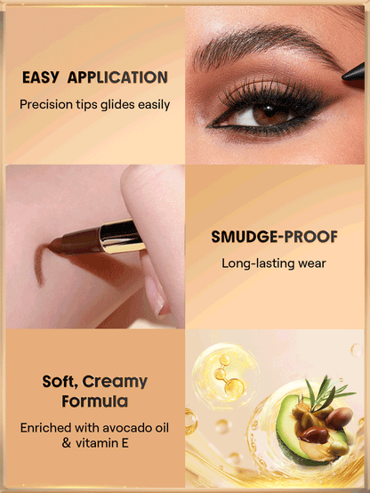 SHEGLAM Matte Eyeliner Pencil – Smudge-Proof Long-Lasting Eye Makeup