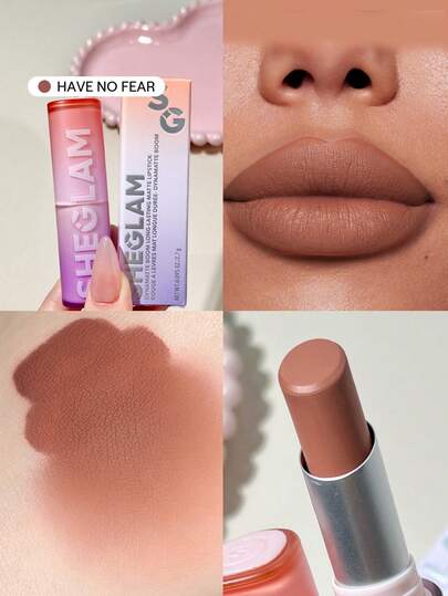 SHEGLAM Long-Lasting Matte Lipstick – Waterproof Transfer-Proof Creamy Lip Color