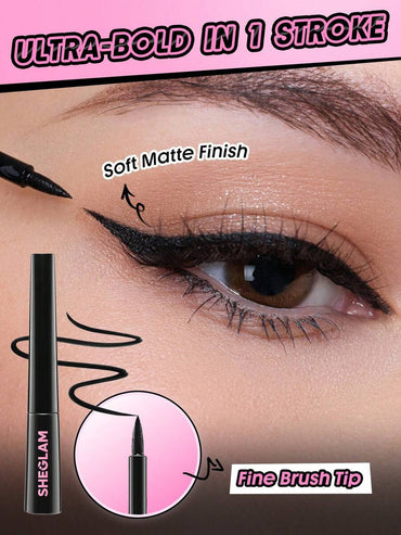 SHEGLAM Matte Liquid Eyeliner – Long-Lasting Precision Eye Makeup