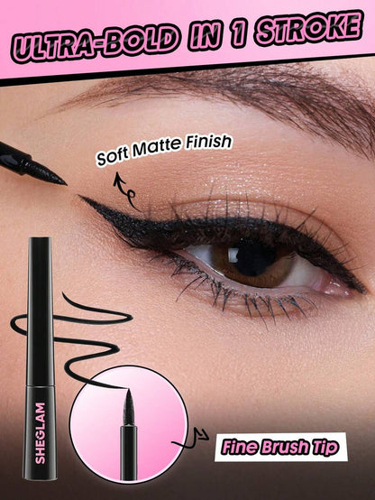 SHEGLAM Matte Liquid Eyeliner – Long-Lasting Precision Eye Makeup